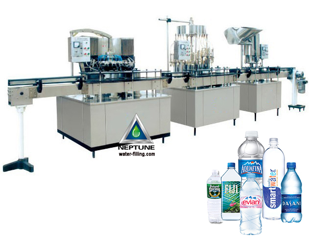 Linear water filling machine