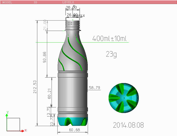 plastic pet bottle design